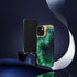 Green Geode in Watercolor - Impact Resistant Phone Case